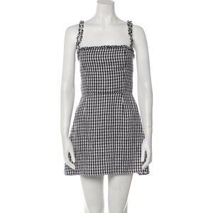 Reformation Plaid Mini Dress